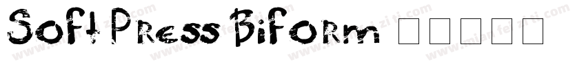 Soft Press Biform字体转换